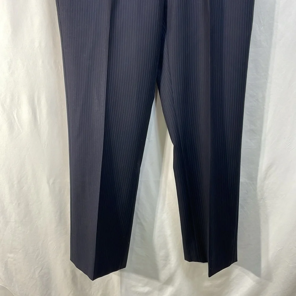 Tommy Hilfiger 100% navy pinstriped trousers